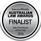 Ala 2018 Sole Practitioner Of The Year@2x